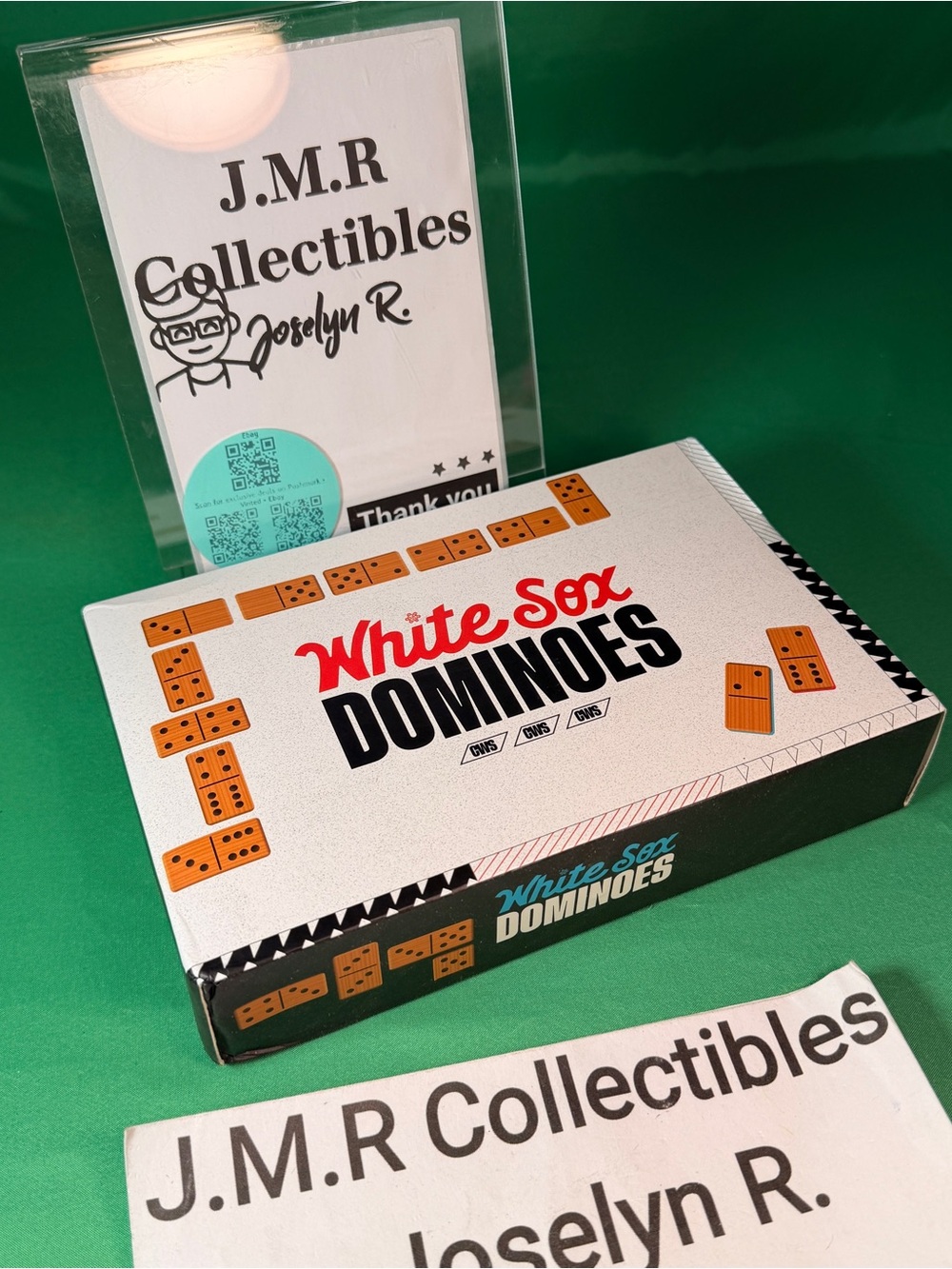 Chicago White Sox Wooden Domino Set SGA  Aug 22- Brand New- Original Box